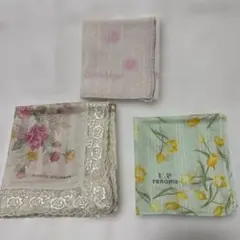 PIERRE BALMAIN & U.P renoma ハンカチ 3点セット