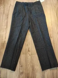 VISARUNO スラックス ウエスト86cm ポリエステル・ウール混紡 未使用