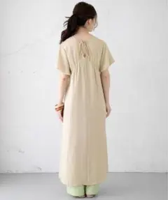 KBF パフスリーブデザインワンピース