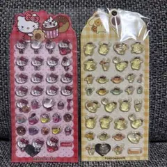 サンリオキャラクター ハローキティ　ポムポムプリン　立体シール　2枚　公式