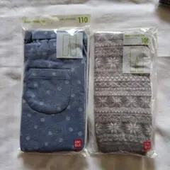 ユニクロ　レギンス100㌢、110㌢セット