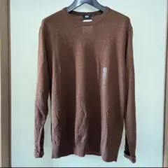 ユニクロ　エクストラファインメリノクルーネックセーター(長袖) ウール　セーター