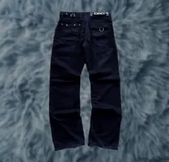 D&G jeans metal logo plate black 31