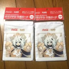 コカ・コーラ原神インパクト　パイモン巾着　イオン限定デザインのサムネイル