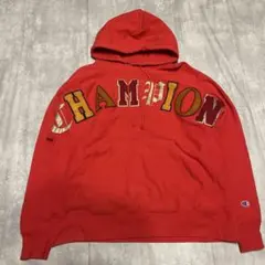 チャンピオン リバースウィーブ パーカー ホンジュラス製 L 赤