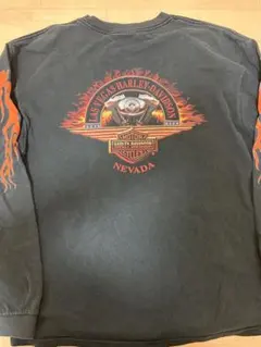 Harley-Davidson 長袖Tシャツ ファイヤーパターンのサムネイル