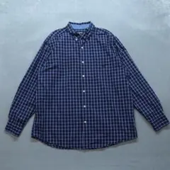CHAPS RALPH LAUREN A0833 長袖シャツ XXL ネイビー