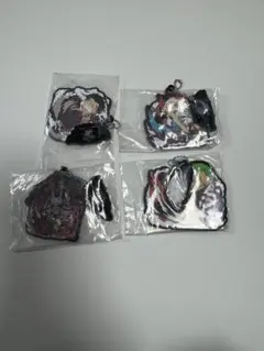 ワンピース ラバーキャラクター ストラップ 4個セット