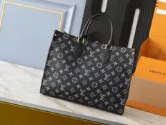 Louis Vuitton ブラック モノグラム トートバッグ