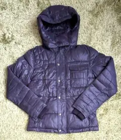 【美品】DIESEL ブラックフード付きダウンジャケット