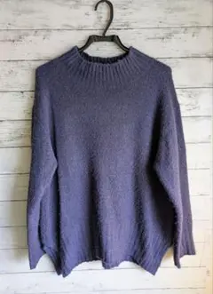 ITEMS URBAN RESEARCH パープル ニット セーター