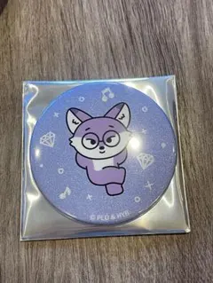 MINITEEN CAFE ビッグホロ缶バッジ FOXDUNGEE ウォヌ