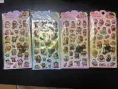 クレヨンしんちゃん 立体3Dシール 4枚セット