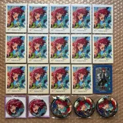 あんさんぶるスターズ　朱桜司　紫之創　缶バッジ　ぱしゃっつ 22点セット あんさんぶるスターズ 朱桜司 紫之創 缶バッジ ぱしゃっつ 22点セット