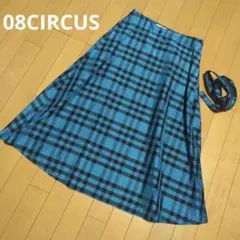 08Circus　ウォッシャブルアシメ巻きスカートSのサムネイル