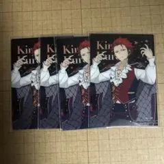 あんスタ クリアカードコレクションガム 4 鬼龍紅郎 4点