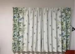 カーテン リーフ 緑 100×138 葉っぱのサムネイル