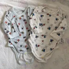 ユニクロ ミッフィー ロンパース2枚セット 70cm