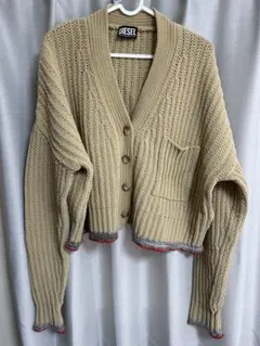 DIESEL ベージュ カーディガン
