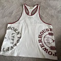 LYFT タンクトップ ホワイト/レッド