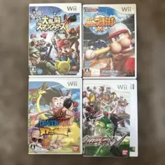 Wii ゲームソフト 4本セット