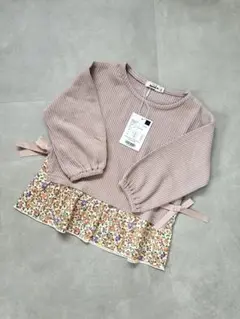 【新品未使用タグ付き】PAIR MANON ピンク トップス　90 長袖