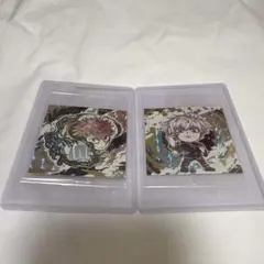 呪術廻戦ウエハースシール2枚セット 虎杖悠仁 五条悟 特級レア 蓄光仕様