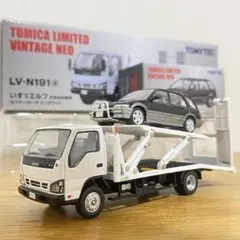 【本日限定】トミカ TLV エルフ 花見台 2台積み 積載車 シビックシャトル