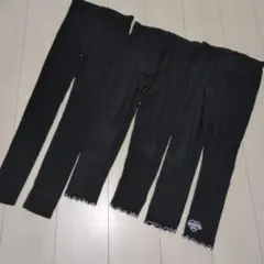 キッズ スパッツ レギンス 3点セット ブラック