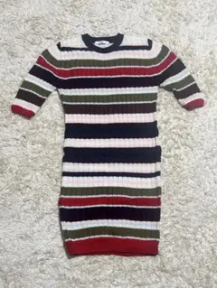 SLY ストライプ ニットワンピース サイズ1