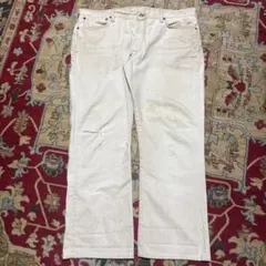 00s Ralph Lauren 極太ホワイトデニム メキシコ製 - メルカリ