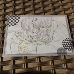 鬼滅の刃　カフェ　原画　ポストカード　おすそ分けポストカード　累