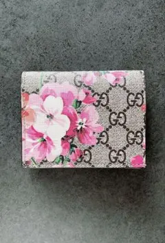 GUCCI グッチ ブルームス フラワー 折り財布 カードケース 410088