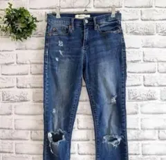 GAPギャップ1969★スキニージーンズ（S）デニム ダメージ加工 小さいサイズ