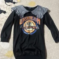 値下げしましたURBAN CHERRY 120 長袖ワンピース ギンガムチェック