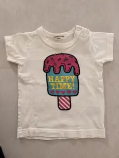 Ampersand アンバサンド　アイスキャンディ柄 Tシャツ 80cmのサムネイル