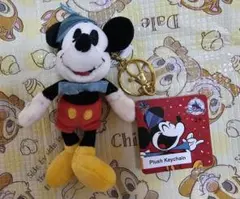 香港ディズニーランド　ミッキー　90周年　ぬいぐるみキーチェーン　ぬいぐるみ