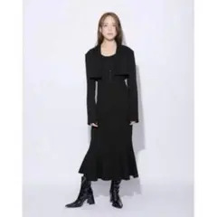 ZARA ボタンディテールジャンパースカート XS - メルカリ