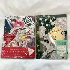 特典「ギヴン イラスト集２／モノクロSIDE２」メロンブック限定 色紙（各１枚） 特典「ギヴン イラスト集2／モノクロSIDE2」メロンブック限定 色紙