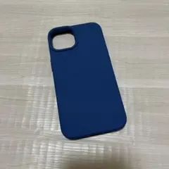 スマホケースブルー多分iPhone13.14ケース 6.1インチ シリコンケース