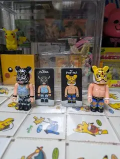 BE@RBRICK シリーズ34 表裏 初代タイガーマスク ブラックタイガー 