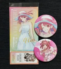 からぴち　のあさん缶バッチ　からぴち夏休み