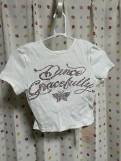 y2k クロップドTシャツ