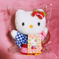 希少！ ご当地ハローキティぬいぐるみキーホルダー みちのくキティ物語