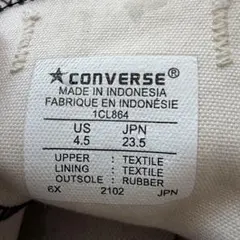 CONVERSE 黒 スニーカー US 4.5