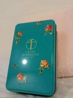 GINZA SEMBIKIYA 花柄空き缶