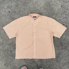 OLD UNIQRO 短丈　ボックス　半袖　チェック　シャツ　cityboy