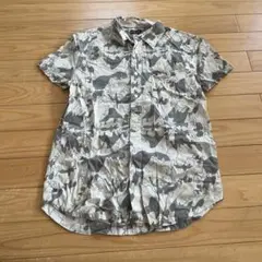 NINELIVES 迷彩柄 半袖シャツ