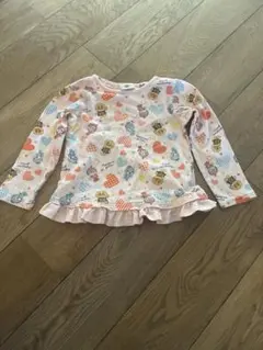 アンパンマン 長袖シャツ 90cm ピンク