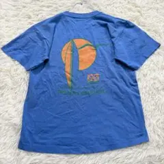 7276 USA製 オーバーサイズTシャツ L グランジ ビッグプリント サーフ